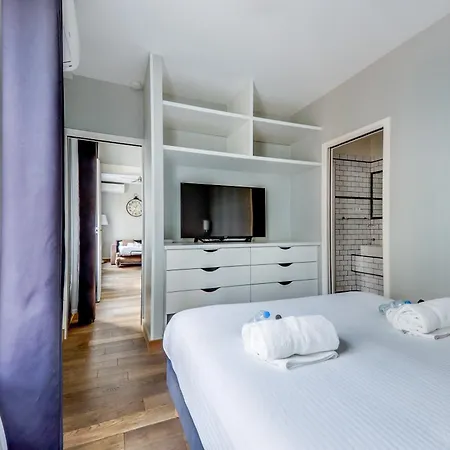 Lägenhet Ac & 10min From Marais & Fully Equipped Paris