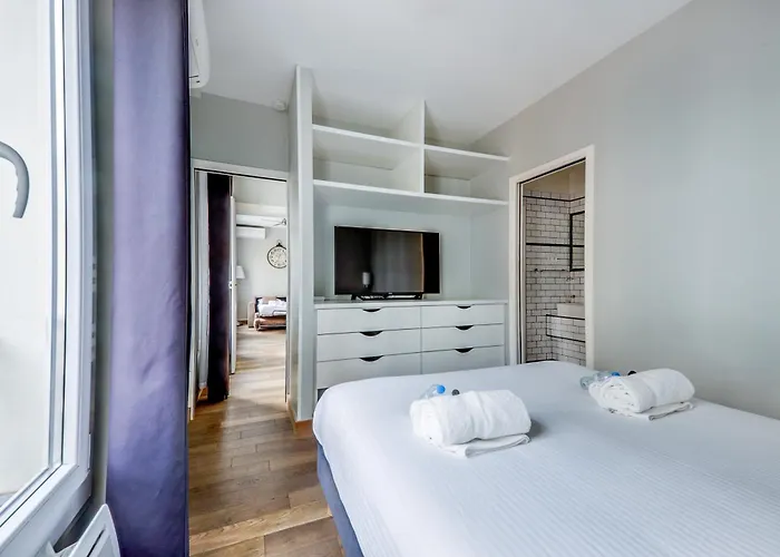 公寓 Ac & 10min From Marais & Fully Equipped 巴黎